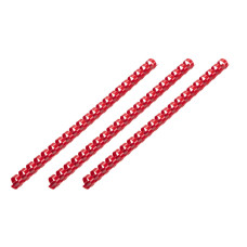 2E Plastic combs for the binder 14mm red 100pcs (2E-PL14-100RD)