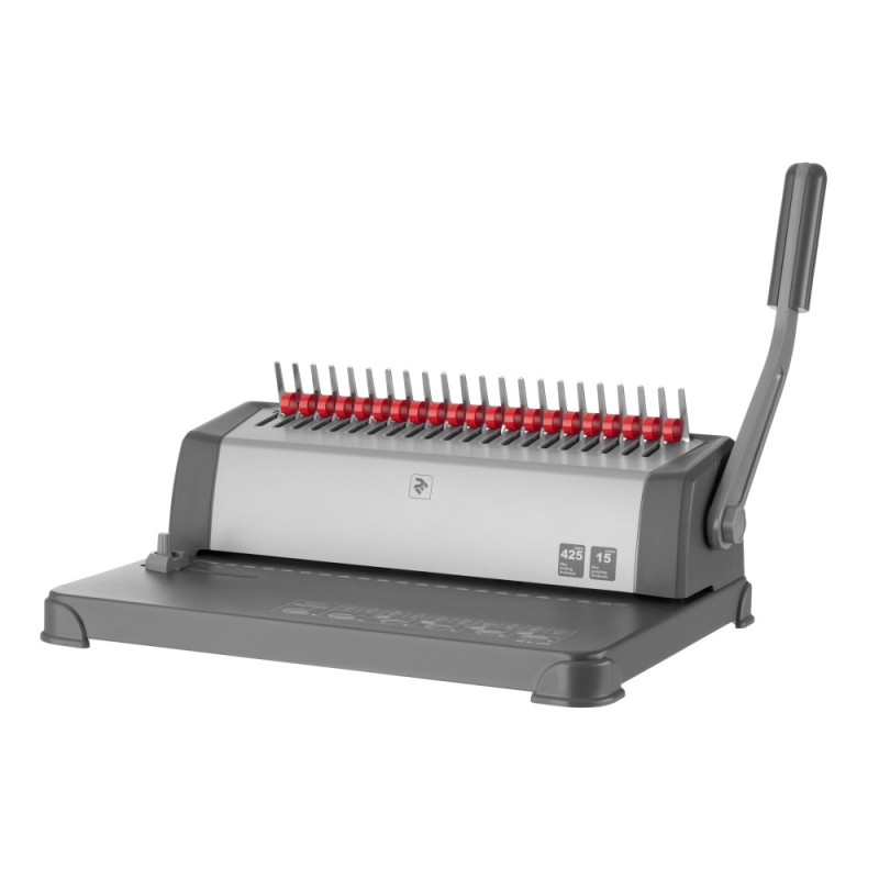 2E Plastic combs for the binder 14mm red 100pcs (2E-PL14-100RD)