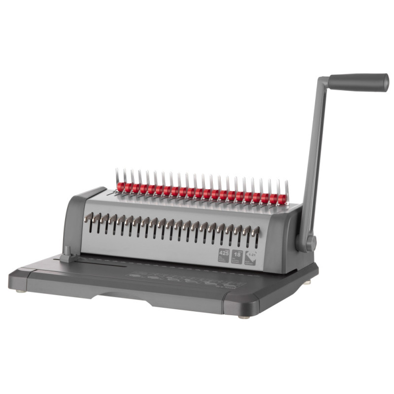 2E Plastic combs for the binder 14mm red 100pcs (2E-PL14-100RD)