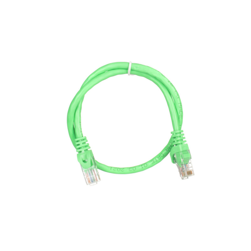 2E Cat 6,UTP,RJ45, 26AWG ,7/0.16 Cu, 0.50 m,PVC, Green (2E-PC6COP-050GRN)