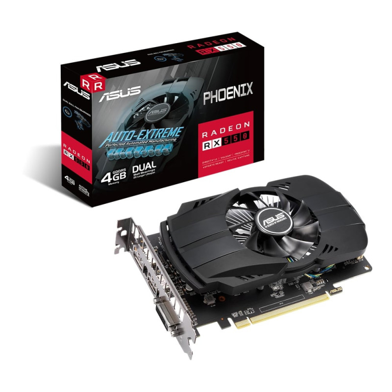 ASUS Radeon RX 550 4GB GDDR5 PH EVO PH-RX550-4G-EVO