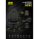 2E Gaming Chair HEBI Black/White (2E-GC-HEB-BKWT)