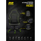 2E Gaming Chair HEBI Black/White (2E-GC-HEB-BKWT)
