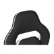 2E Gaming Chair HEBI Black/White (2E-GC-HEB-BKWT)