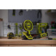 Ryobi Вентилятор акумуляторний кліпса USB Lithium RCF4-120G 4В 2А·год 3800об·хв обертання 325° поворот 180° 2 швидкості 0.29кг (5133006143)