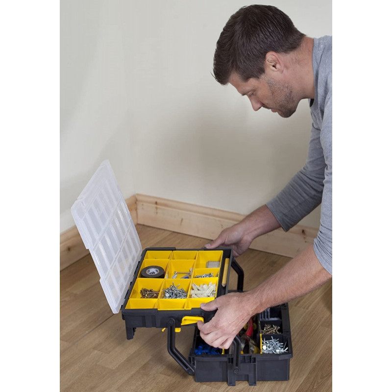 Stanley SortMaster MultiLevel Organizer Box, compatible with Sort Master Junior, 40x42x31.5cm (STST1-75540)