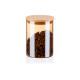 ARDESTO Jar Golden Moon, 540ml, glass, bamboo, round, golden (AR1354BLRG)