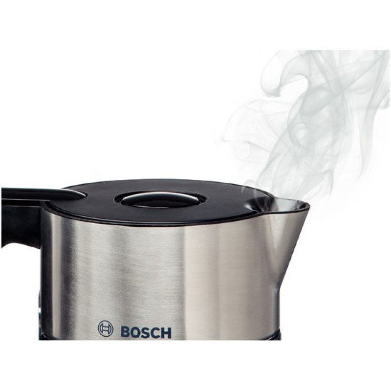 Bosch Electric kettle, 1.5L, double-walled, heating, black (TWK8613P)