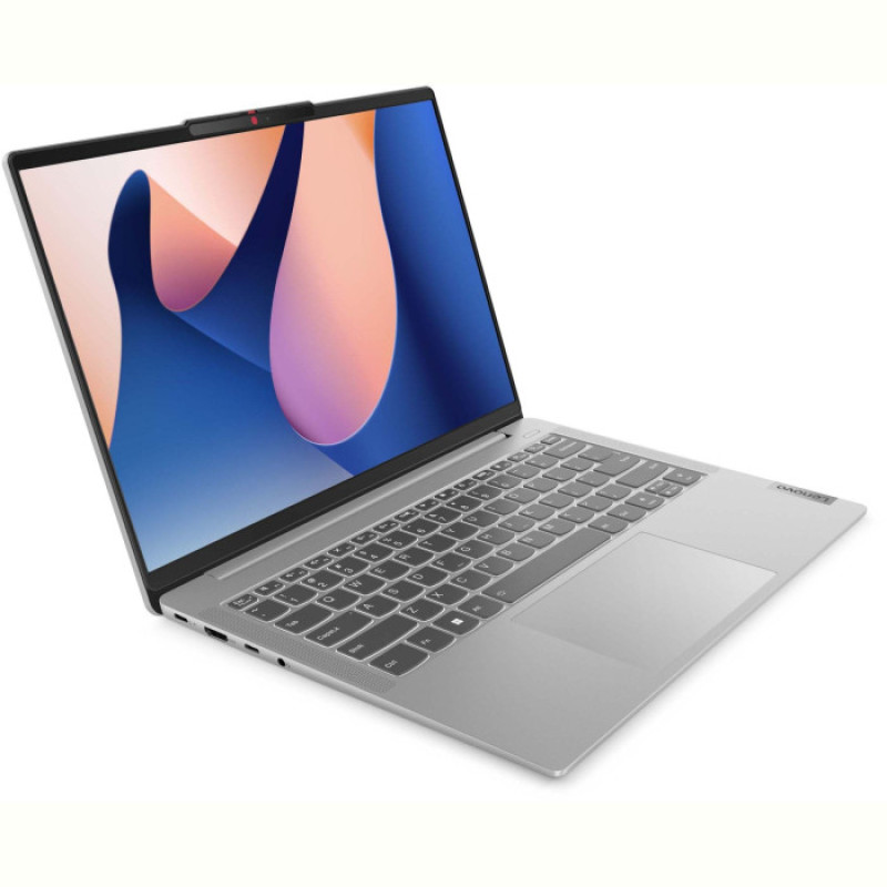 Ноутбук Lenovo IdeaPad Slim 5 14IRL8 (82XD00AQRA); 14" WUXGA (1920x1200) IPS LED матовый , Intel Core i7-13620H (2.4 - 4.9 ГГц) , RAM 16 ГБ (Max 16 ГБ) , SSD 512 ГБ , Intel UHD Graphics , без ОП , Wi-Fi , BT , веб-камера , кардридер , Без ОС , MIL-STD-810H , TPM , металл , 1.46 кг , серый , подсветка клавиатуры