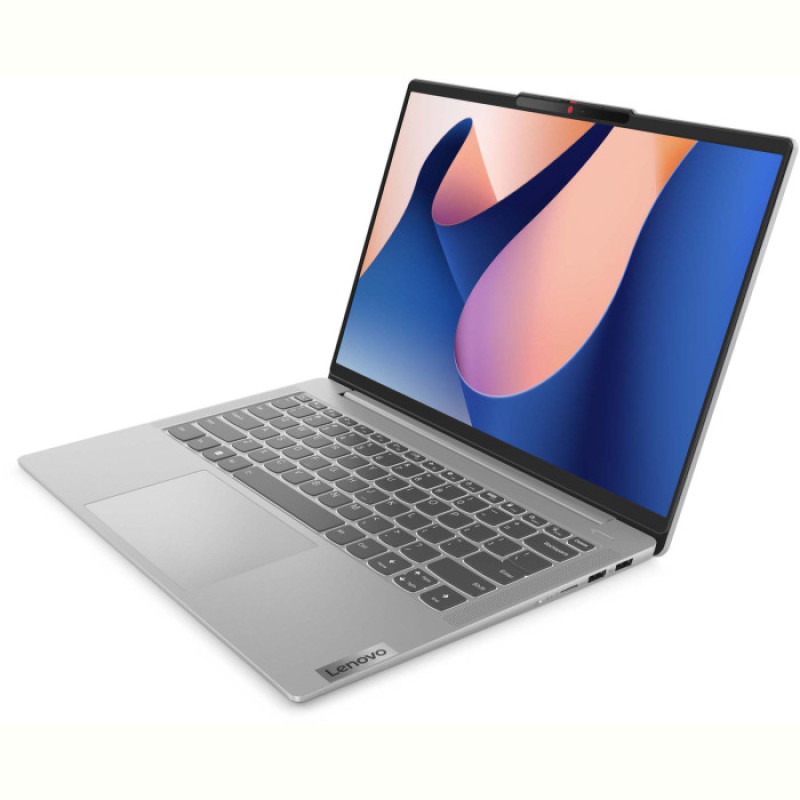Ноутбук Lenovo IdeaPad Slim 5 14IRL8 (82XD00AQRA); 14" WUXGA (1920x1200) IPS LED матовый , Intel Core i7-13620H (2.4 - 4.9 ГГц) , RAM 16 ГБ (Max 16 ГБ) , SSD 512 ГБ , Intel UHD Graphics , без ОП , Wi-Fi , BT , веб-камера , кардридер , Без ОС , MIL-STD-810H , TPM , металл , 1.46 кг , серый , подсветка клавиатуры