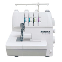 Minerva Оverlock SmartLock 350, 91W, 13 oparations, (4, 3, 2 thread stitches), white (SMARTLOCK350)