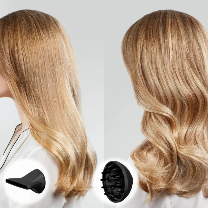 Rowenta hair dryer Tiny, 1600W, 3 modes, diffuser, ionization, cold blowing, green (HY7120E0)