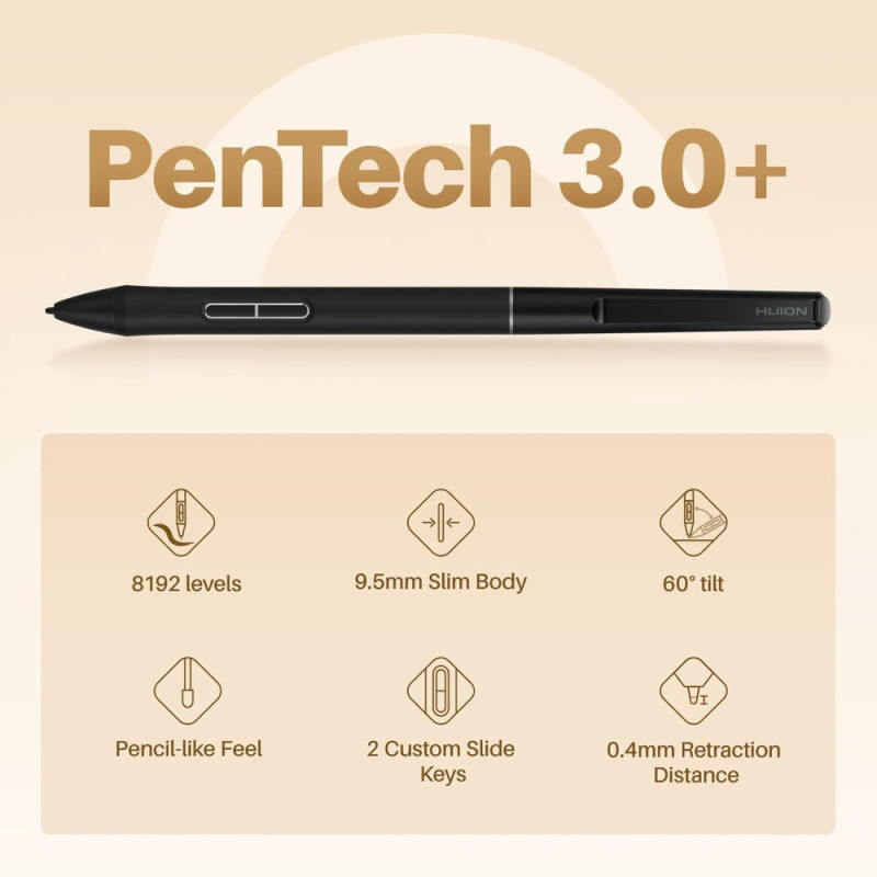 Huion Графический планшет 10.5"x6.25" Inspiroy Frego M, BT, USB-C, черный (L-610)