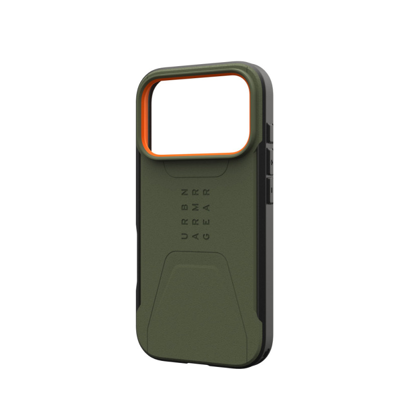 UAG Чохол UAG для iPhone 17 Pro, Civilian MagSafe, Olive/Orange (114545117297)