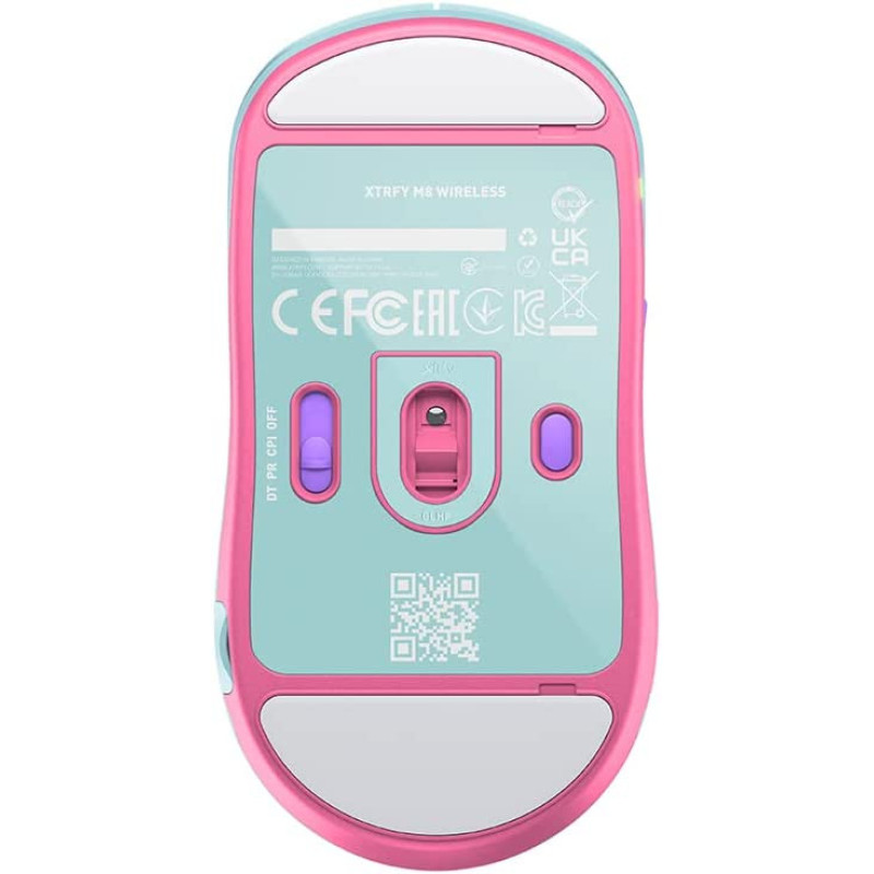 Cherry Xtrfy mouse M8 WIRELESS Frosty Mint (M8W-RGB-MINT)