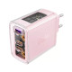 Зарядное устройство Acefast 3xUSB 65W (2xUSB-C+USB-A) Gan A45 Fast Charger Cherry blossom (6974316282082)