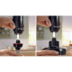 Bosch Blender submersible, 1000Вт, chopper, black (MSM4B670)