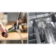 Bosch Blender submersible, 1000Вт, chopper, black (MSM4B670)
