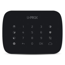 U-Prox Wireless touch Keypad G4 Black, 4 groups, wireless, black (4820261370164)