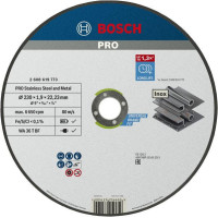 Bosch Диск відрізний Bosch Professional для нержавіючої сталі та металу 230x1.9x22.23мм (2.608.619.773)