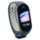 Ремешок для фитнес браслета BeCover Vents Style для Xiaomi Mi Smart Band 9 Blue-White (711987)