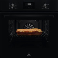 Electrolux Духовой шкаф Electrolux электрический, 65л, A, дисплей, конвекция, телескопические направляющие, черный (LOF3H10BK)