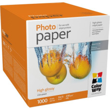 Фотобумага ColorWay 10x15 230г glossy, 1000с (PG23010004R)