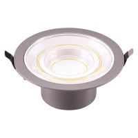 LEDVANCE Downlight LED 8W 650Lm 2700K 166mm Decor Filament Downlight Echo aluminum (4058075833951)