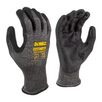 DeWALT Перчатки рабочие универсальные р.9 с высокой HPPE + стекловолокно полиуретан (DPG860L)