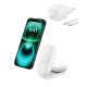 Belkin Зарядний пристрій бездротовий Belkin UltraCharge 2-in-1 Foldable Magnetic Charging 25Вт, білий (WIZ039KQWH)