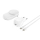 Belkin Зарядний пристрій бездротовий Belkin UltraCharge 2-in-1 Foldable Magnetic Charging 25Вт, білий (WIZ039KQWH)