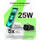 Belkin Зарядний пристрій бездротовий Belkin UltraCharge 2-in-1 Foldable Magnetic Charging 25Вт, білий (WIZ039KQWH)
