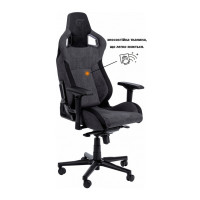 Кресло игровое GT Racer X-8005 Dark Gray/Black Suede