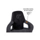 Кресло игровое GT Racer X-8005 Dark Gray/Black Suede