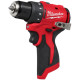 Milwaukee Шурупокрут-дриль акумуляторний Milwaukee M12 BLDDRC-0 12В 40Нм 0-1700об/хв 0.8кг без АКБ и ЗП (4933499683)