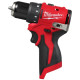 Milwaukee Шурупокрут-дриль акумуляторний Milwaukee M12 BLDDRC-0 12В 40Нм 0-1700об/хв 0.8кг без АКБ и ЗП (4933499683)