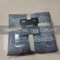 ARDESTO Плед ARDESTO Leonardo 150х200см, 50% бавовна, 30% поліестер, 20% акрил, геометрія, сірий (ART0414LT)