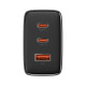 Зарядное устройство Baseus Cube Pro Fast Charger 2C+U 65W black (P10152301113-00)