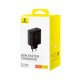 Зарядное устройство Baseus Cube Pro Fast Charger 2C+U 65W black (P10152301113-00)