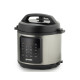 Gorenje pressure cooker, 1000W, bowl-6l, electronic control, aluminum/plastic, black-silver (GMC6SBK)
