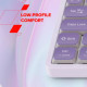 Клавиатура Canyon OnType 10 TKL Mechanical Silent Low-profile USB UA Pink (CNS-HKB10P)