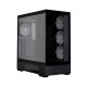 Zalman PC case P40 DS without PSU, 2xUSB3.0, 1x Type C, 3x120mm ARGB Reverse, 1x120mm ARGB, VGA 420mm, LCS ready, TG Side/Front Panel, Display, ATX, black (P40DSBLACK)