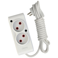 Сетевой удлинитель TECCO 3м 2 поста white (8681277841118)