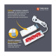 Сетевой удлинитель TECCO 3м 2 поста white (8681277841118)