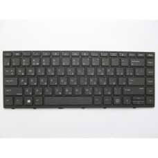 Клавиатура ноутбука HP ProBook 430/440/445 G5 черная с черной (A46088)