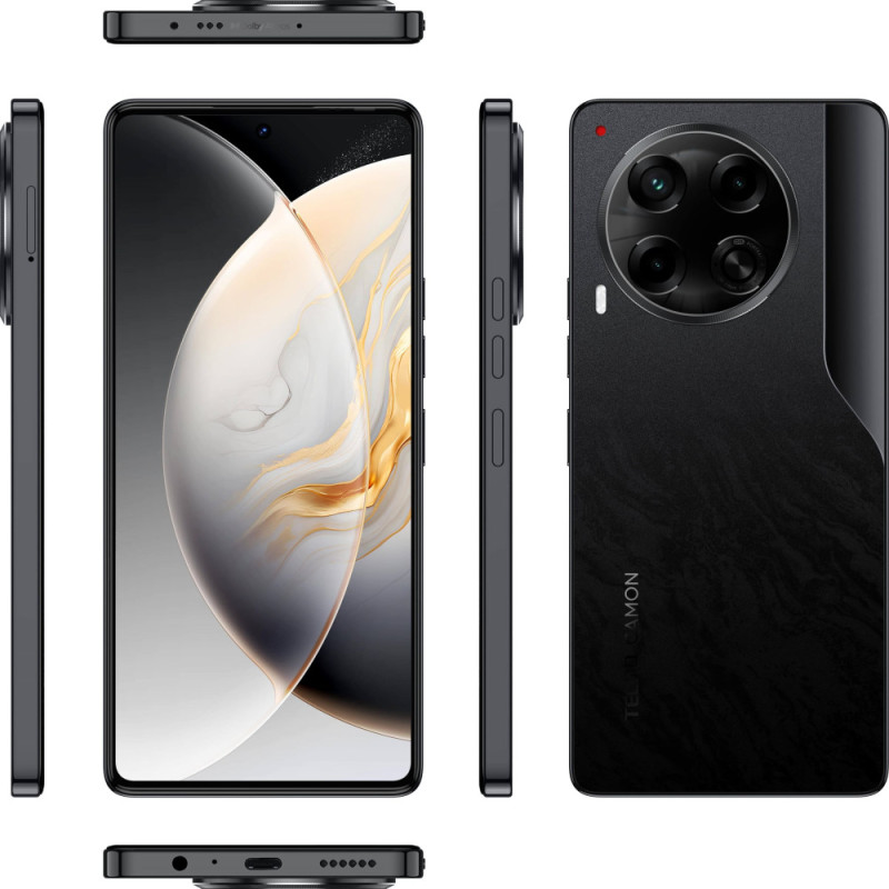 TECNO Smartphone Camon 30 (CL6) 6.78  8/256GB, 2SIM, 5000mAh, Basaltic Dark (4894947020469)