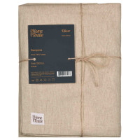 ARDESTO Tablecloth Oliver, 120х136cm, 100% cotton, chocolate (ART07OR)