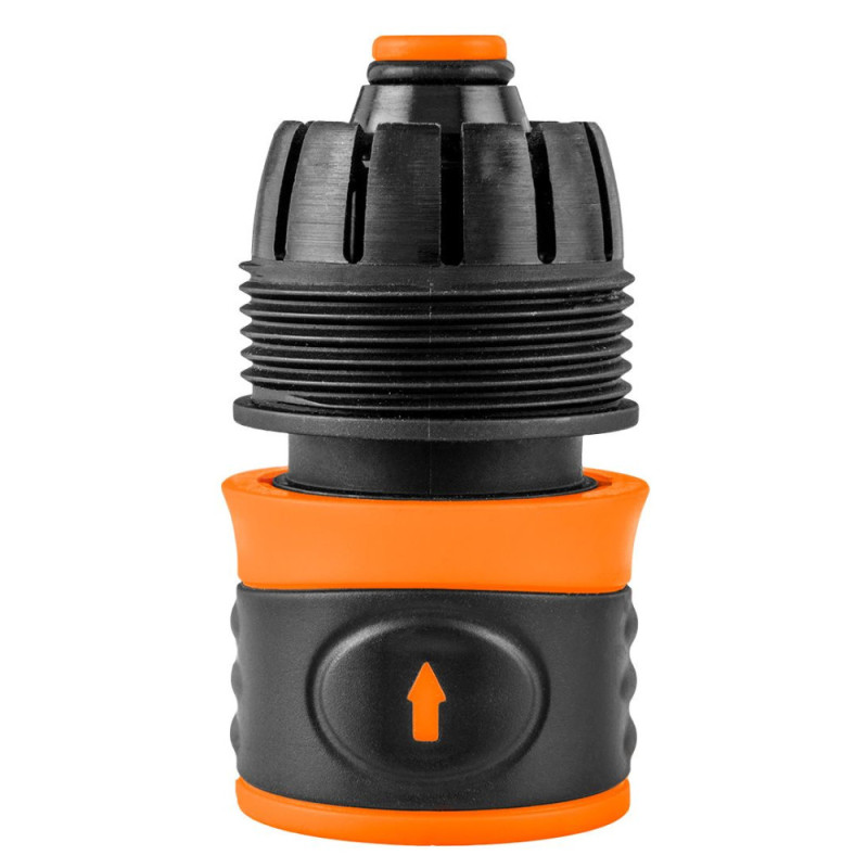 Neo Tools hose Connector 3/4 , with aquastop, two-piece (15-723)