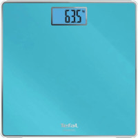 Tefal Ваги підлогові Classic, 160кг, AAAx2 в комплекті, скло, блакитний (PP1503V0)