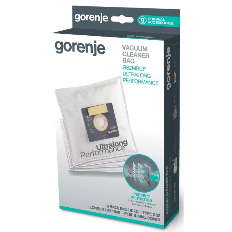 Gorenje Мішок мікрофільтр-мембрана+спонж фільтр для пилососів Gorenje (GB2MBUP)